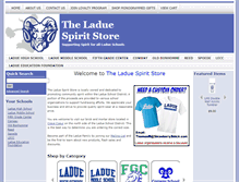 Tablet Screenshot of laduespiritstore.com